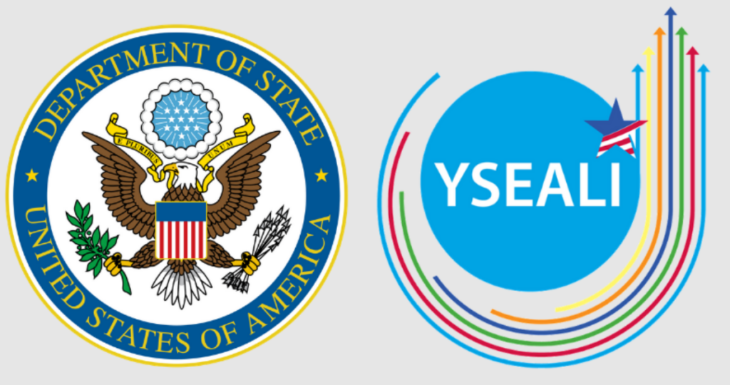 Logos of the Department of State and YSEALI